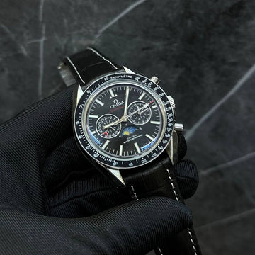 Omega speed master black moon phase