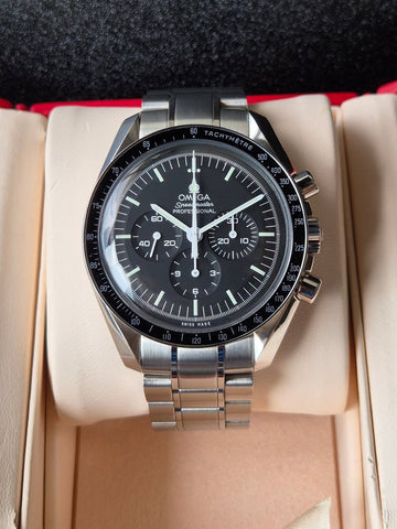 Omega speed master profficnal black steel strap