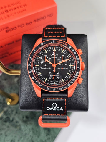 Omega swatch mission to earth lava