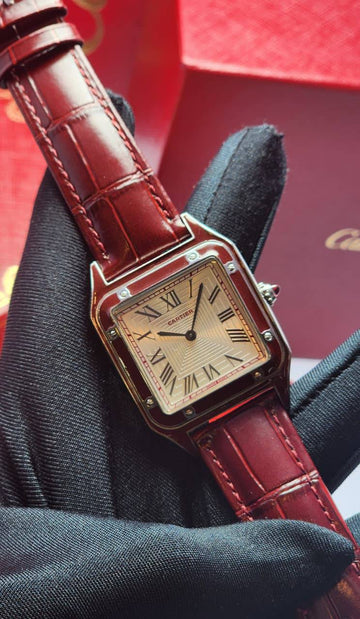 Cartier dumont white in red