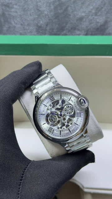 Cartier balloon Skelton white