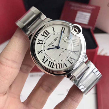 Cartier balloon white steel strap