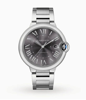 Cartier balloon black steel strap