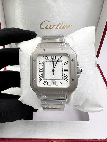 Cartier Santos white titanium