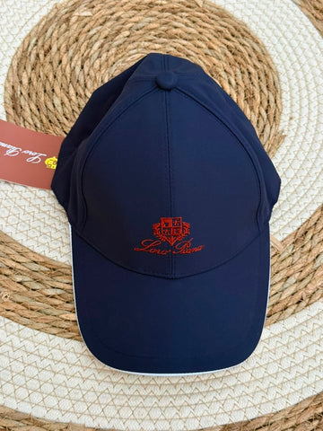 Loro Piana Classic Embroidered Crest Baseball Cap