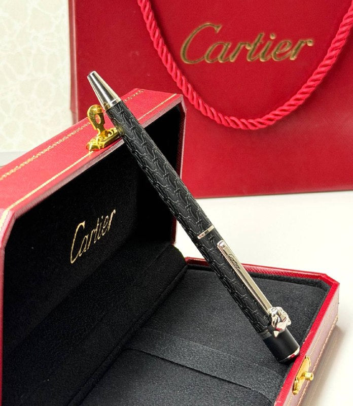Panthère de Cartier Engraved Motif Ballpoint Pen