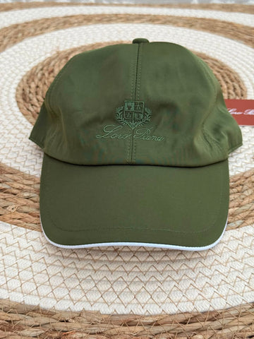 Loro Piana Classic Embroidered Crest Baseball Cap