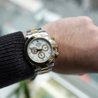 Rolex 126503 Cosmograph Daytona Steel/18K Yellow Gold White Dial