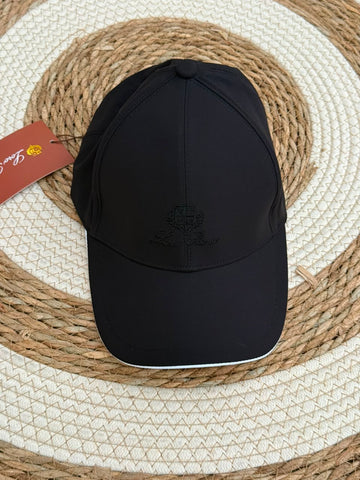 Loro Piana Classic Embroidered Crest Baseball Cap