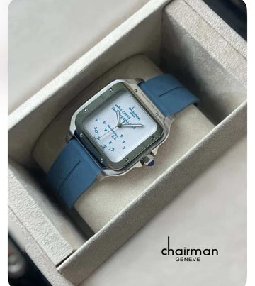 Chairman Genève 'I'm Already Late' Special Edition in blue ￼