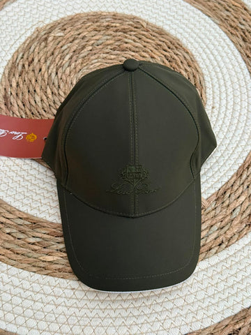 Loro Piana Classic Embroidered Crest Baseball Cap
