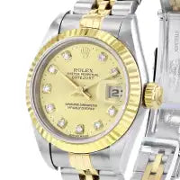 Rolex Datejust 26mm Champagne Diamond Dot Jubilee| 69173 1997