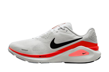 Nike Structure 26 White & Bright Crimson