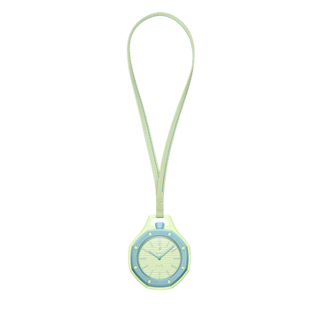 Royal Pop Octagonal Pendant Watch – Mint Green & Ice Blue