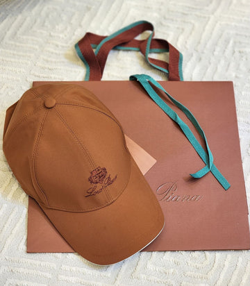 Loro Piana Classic Embroidered Crest Baseball Cap