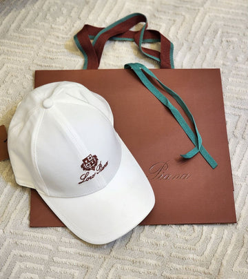 Loro Piana Classic Embroidered Crest Baseball Cap