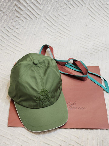 Loro Piana Classic Embroidered Crest Baseball Cap