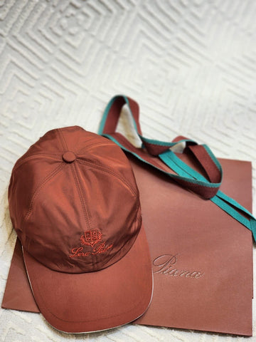 Loro Piana Classic Embroidered Crest Baseball Cap