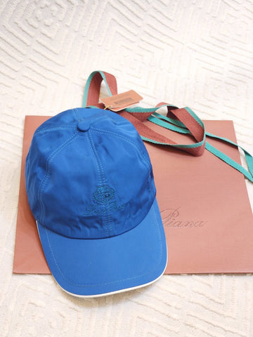 Loro Piana Classic Embroidered Crest Baseball Cap