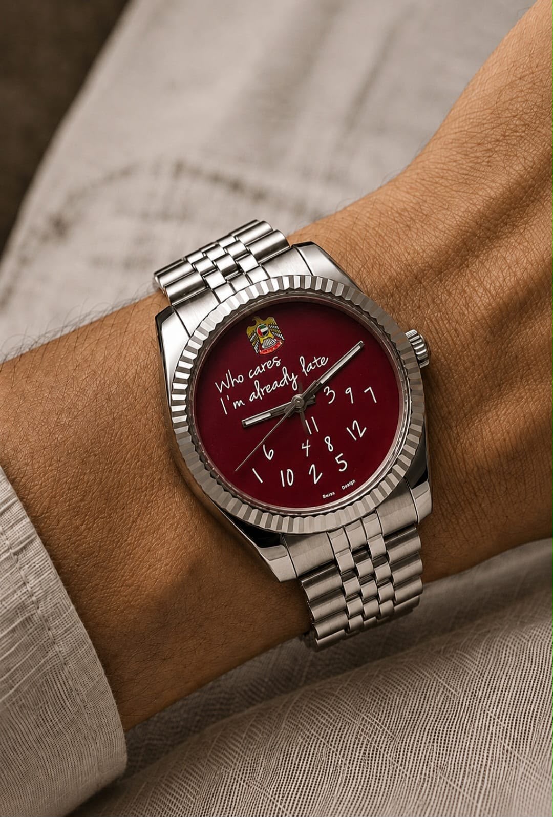 Louis Hilano Special UAE Edition  Original Emirati brand  1 year warranty