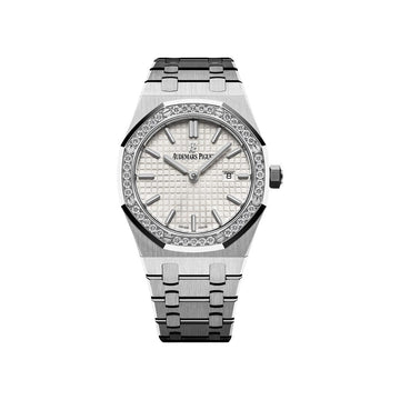 Audemars Piguet Lady Royal Oak with Diamond-set bezel
