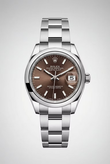 Rolex Lady-Datejust Automatic Brown 28 dial with Steel case ref. 279160