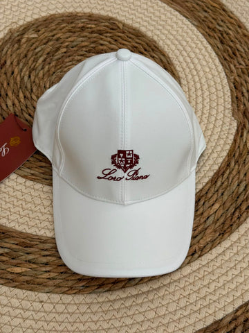 Loro Piana Classic Embroidered Crest Baseball Cap