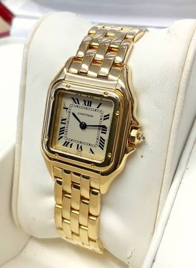 Cartier Panthere Gold Quartz Watch W25022B9, 22mm x 22mm, Gold