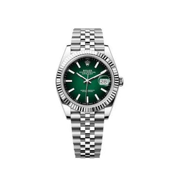 Rolex Datejust 41 126334 Stainless Steel Green Ombré Dial Oyster (2026)