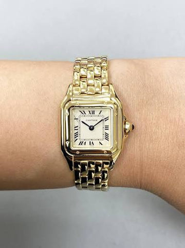 Cartier Panthere Gold Quartz Watch W25022B9, 22mm x 22mm, Gold