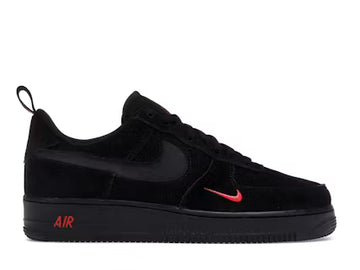 Nike Air Force 1 Low Multi Swoosh Black Crimson