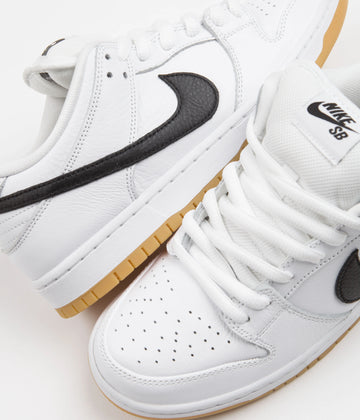 Nike SB Dunk Low White & Gum Light Brown