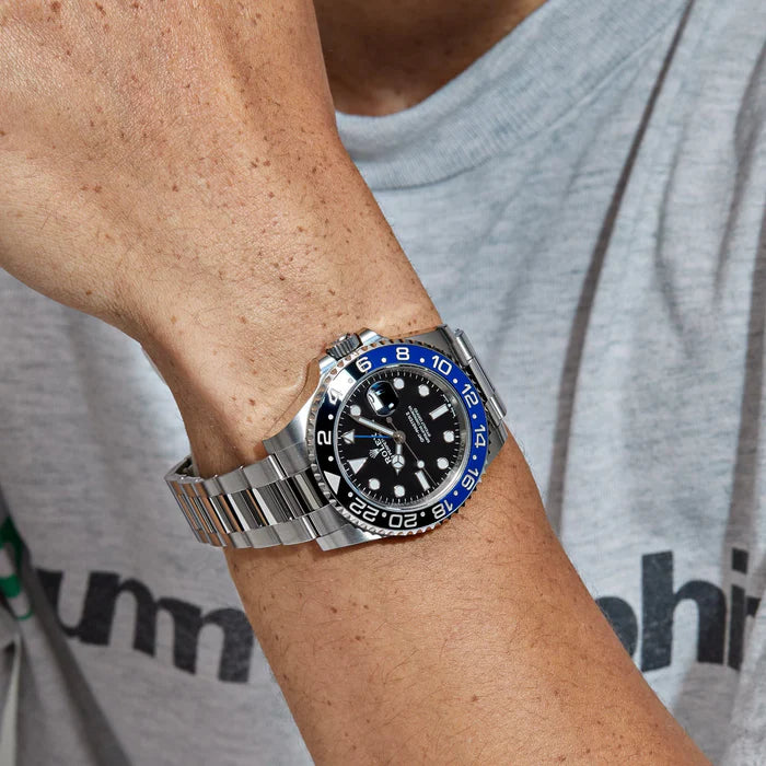 Rolex Gmt Master Ii Batman 126710Blnr-0003 40Mm Oyster Steel Black And Blue Ceramic Bezel Oyster Bracelet Men’S Watch