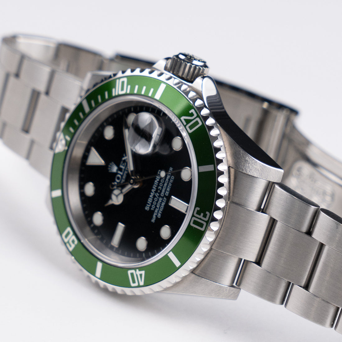 Rolex Kermit Submariner 16610LV Automatic Chronometer Black Dial Men’s Watch